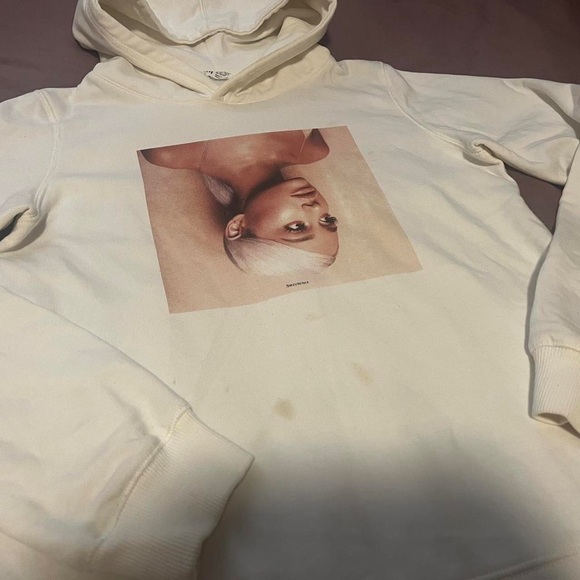 ariana grande cream/white sweetener hoodie - Picture 2 of 4